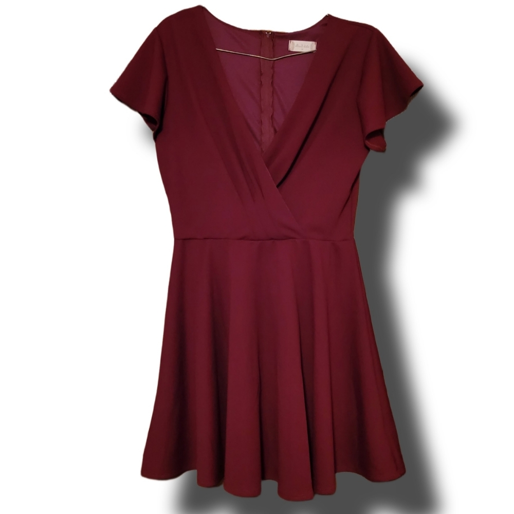 Altar'd State Burgundy Dress EUC M